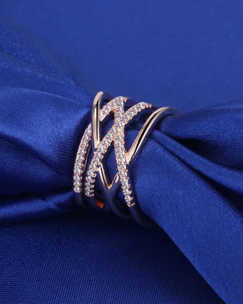 Women American Diamond-Studded Ring