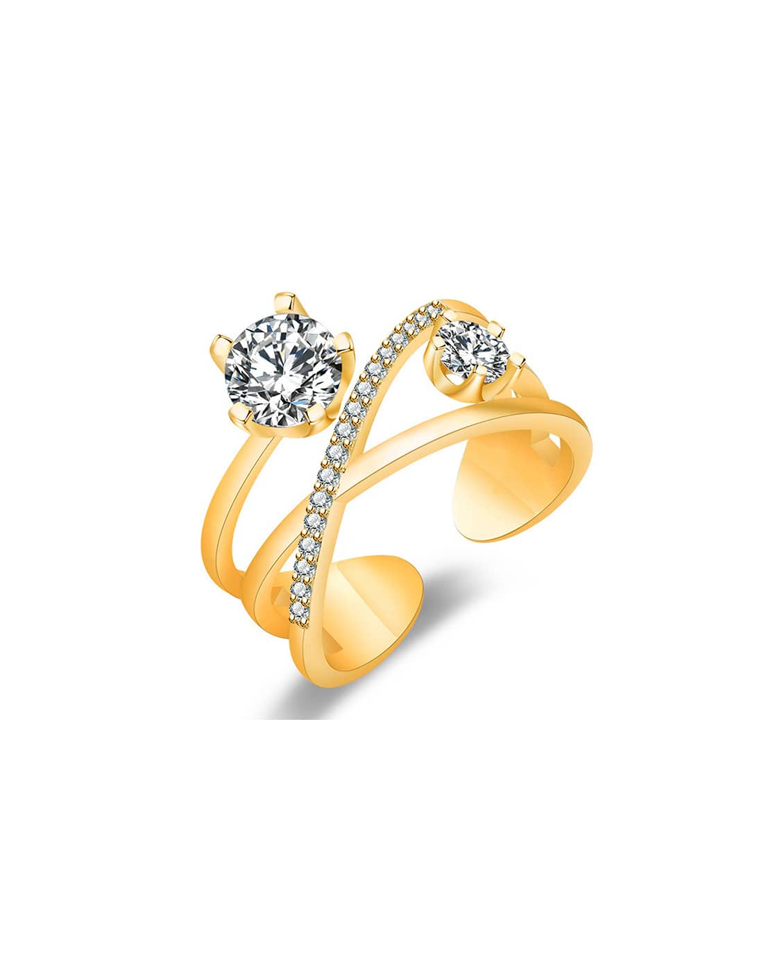 Buy Gold-Toned Rings for Women by Jewels galaxy Online Buy Gold-Toned Rings for Women by Jewels galaxy Online