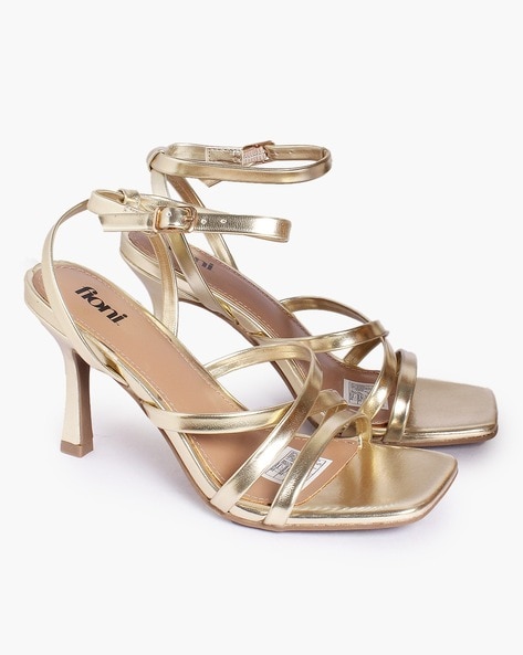 Fioni By Payless Women Ankle-Strap Stilettos