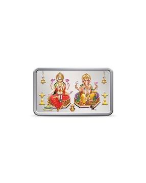 999.9 Silver 50G Lakshmi & Ganesh Bar