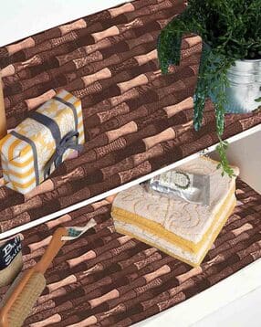Printed Bamboo Kitchen Drawer Shelf Mat-image-29