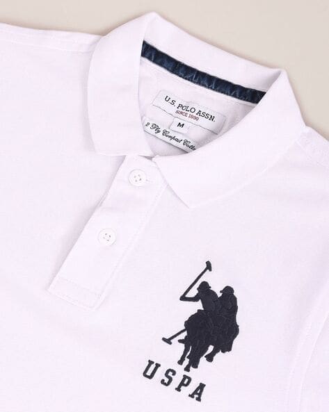 Polo Shirt With Logo And Name Regular Fit Polo T-Shirt With Eagle