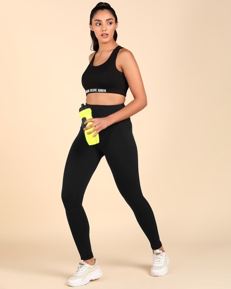 Buy Black Leggings for Women by Nexstep Online