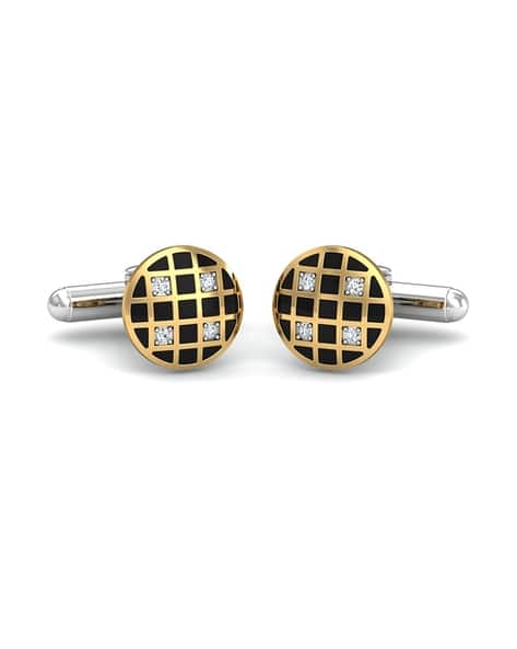 Buy Gold Cufflinks Tiepins for Men by KuberBox Online