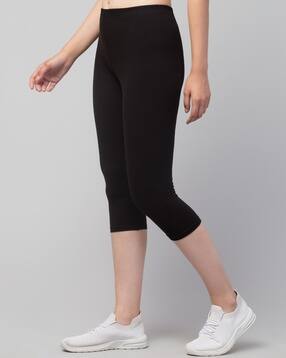 apraa & parma Skinny Fit Capris with Elasticated Waist-picture-36