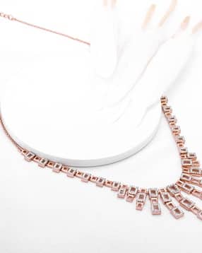 giva Sterling Silver Stone-Studded Necklace-picture-50