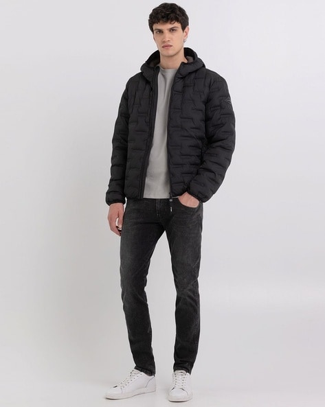 Replay Padded Jacket Green | Mainline Menswear Denmark