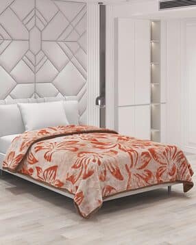 monte carlo Floral Print Single Blanket -picture-14