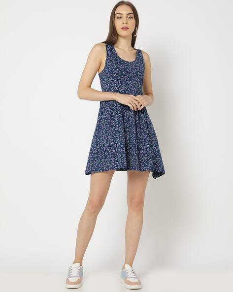 light yellow floral dress Turtle Mini pleated gold metallic long dress playful poppy flowers in COLOR:Cashmere Blue Wedding Guest White Beach