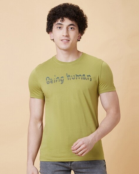 Being human 2024 green t shirt