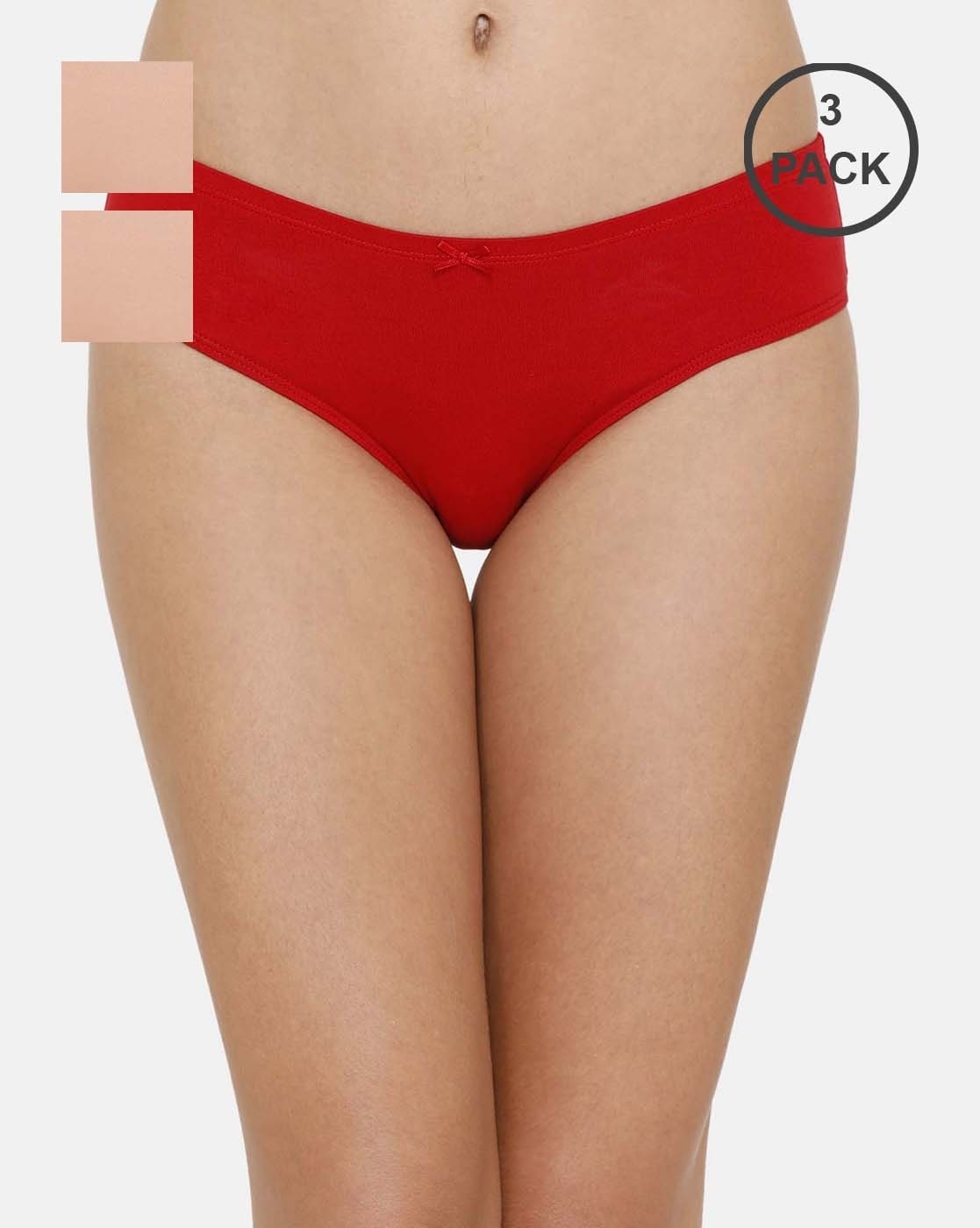 Buy Zivame High Rise Full Coverage Tummy Tucker Hipster Panty (Pack of 2) -  Assorted (XL) Online