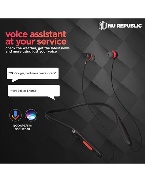 Buy Black Headphones for Tech by NU REPUBLIC Online Ajio