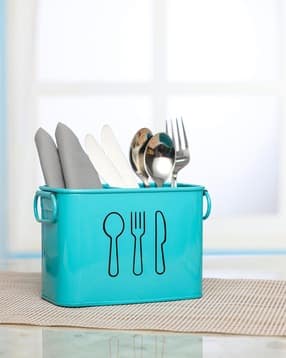 dudki Typographic Print Cutlery Holder-picture-22