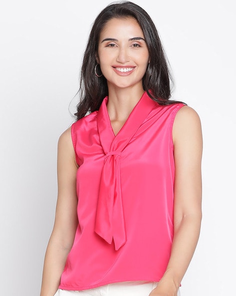 Buy Pink Tops for Women by Draax Fashions Online