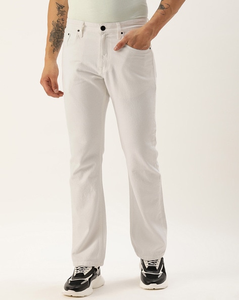 Buy Nuon by Westside White High-Rise Boot Cut Jeans for Online @ Tata CLiQ