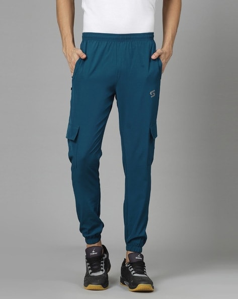 Men Ankle-Length Joggers with Elasticated Waist