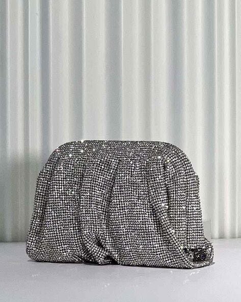 Buy Benedetta Bruzziches Venus La Petite Clutch Silver Color