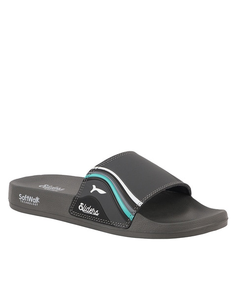 Mens best sale sliders grey