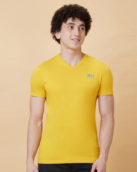 Buy Mustard Tshirts for Men by Being Human Online