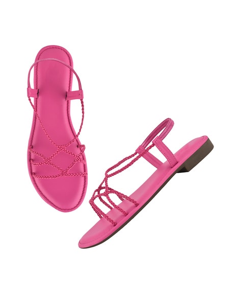 ZXHACSJ New Women Sandals Bowknot Flat Slippers Casual Beach Indoor&Outdoor Shoes  Hot Pink 42 - Walmart.com