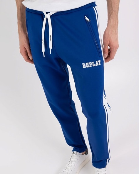 Straight fit tracksuit online bottoms