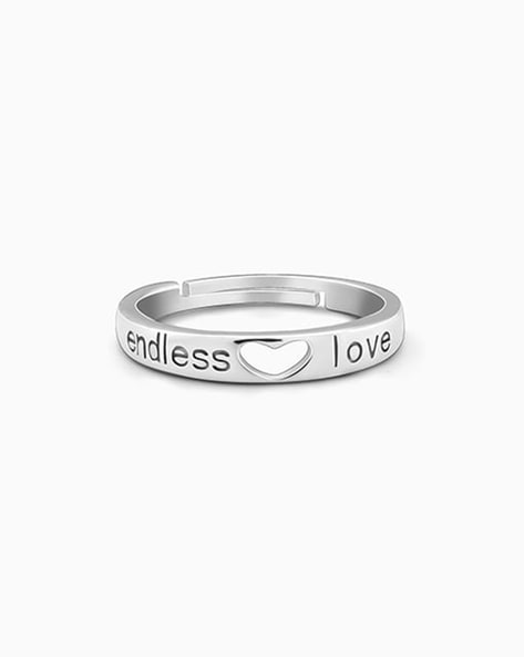 GIVA 925 Sterling Silver Endless Love Couple Band, Adjustable | Promise  Rings for Men and Women | With Certificate of Authenticity and 925 Stamp |  6 Month Warranty* : Amazon.in: Fashion