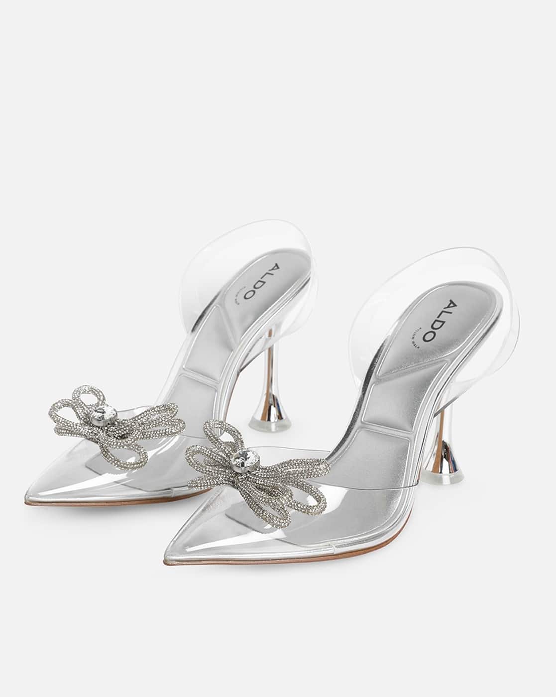 Buy Silver Heeled Sandals for Women by Aldo Online | Ajio.com