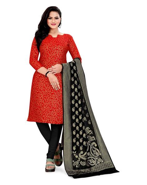 Women Woven Unstitched Dress Material Price in India