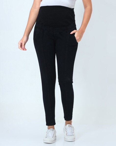 Buy Maternity Black Slim Fit Jeans