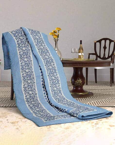 Buy Blue Blankets, Dohars Quilts for Home Kitchen by The Craft