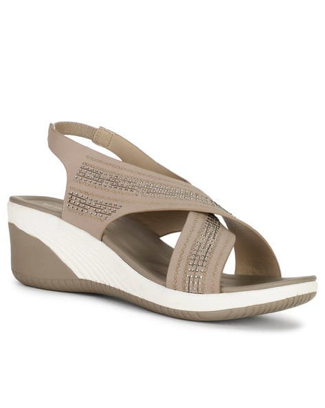 Buy Grey Heeled Sandals for Women by Bata Online