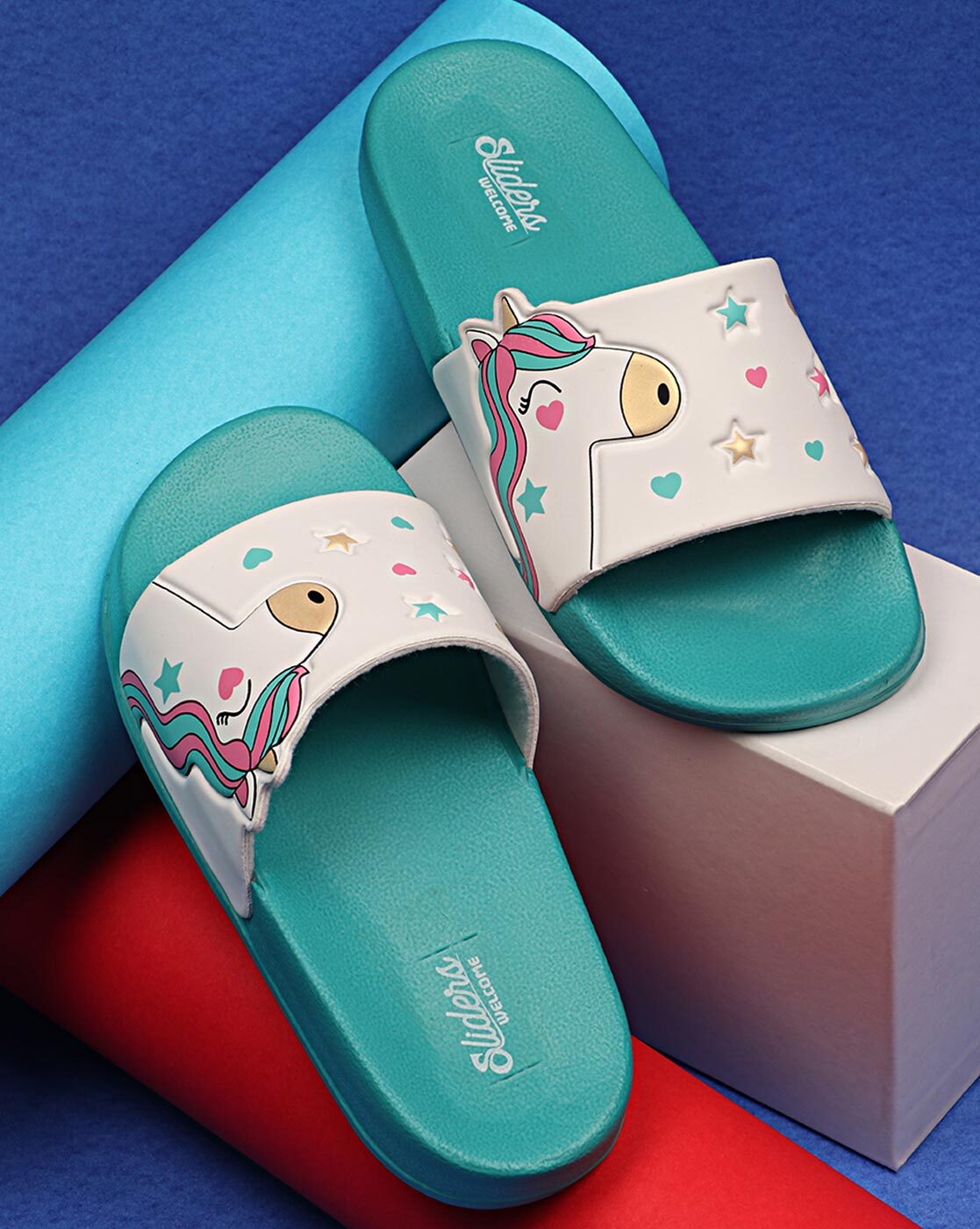 Girls sale unicorn sliders