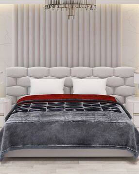 monte carlo Geometric Print Double Blanket-picture-41