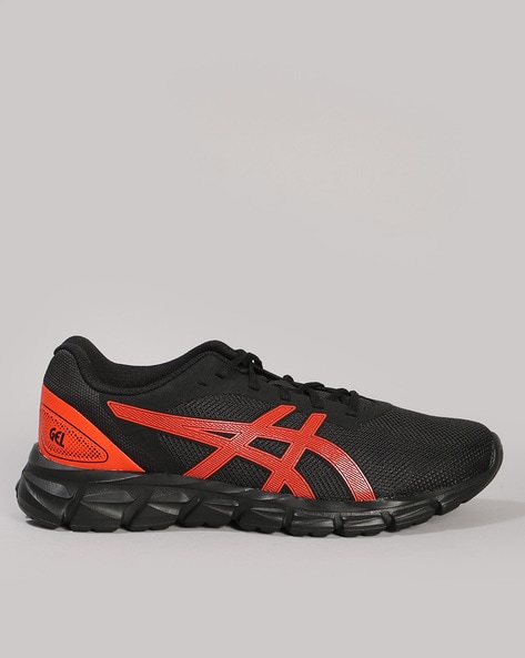 Asics black clearance orange