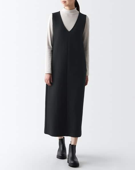 Buy Black Dresses for Women by MUJI Online | Ajio.com