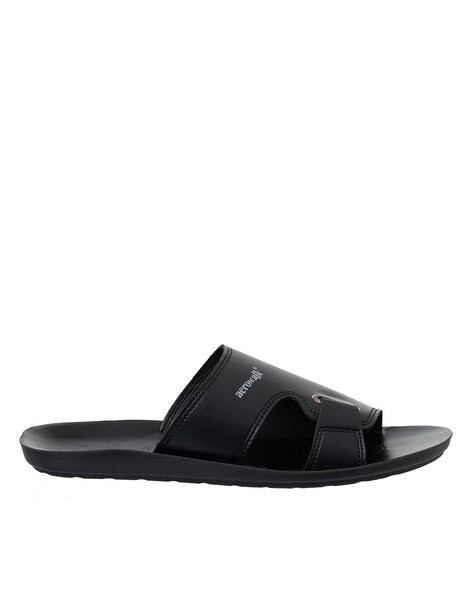Buy Aerosoft Men Slippers and Flip Flops for Men Casual PU MA 5116 Black EU  39 at Amazon.in