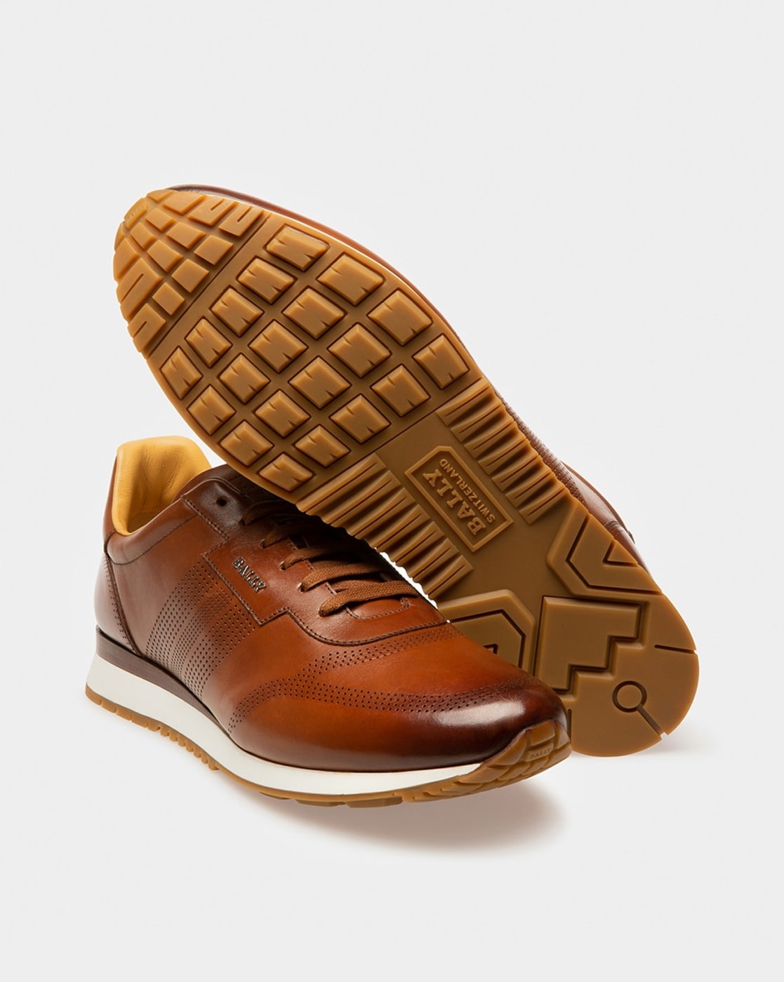 Bally Men's Myron Mix Cotton & Leather Sneakers – Maison dé Bouchard