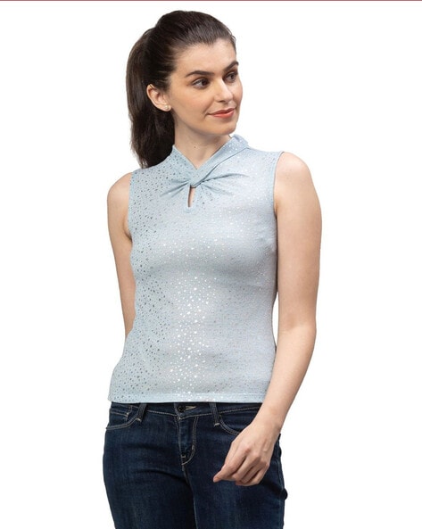 Buy Blue Tops for Women by GLOBUS Online