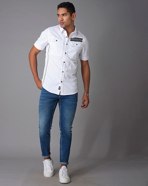 Indian clothing for men cotton Short Kurta Shirt India Fashion Clothing –  Maple Clothing Inc.