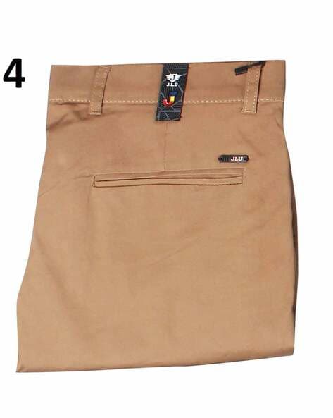 Buy Khaki Trousers & Pants for Men by AJIO Online