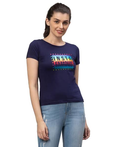 GLOBUS Typographic Print Round-Neck T-Shirt