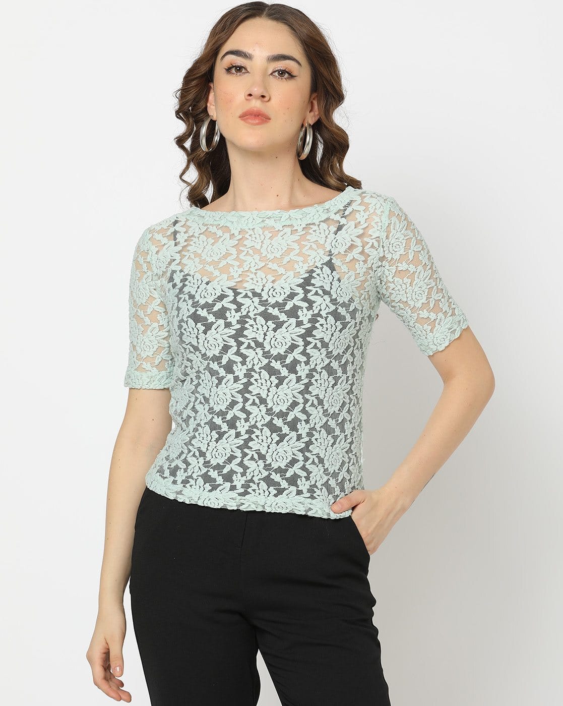トップス Riu Embroidery lace tops Riu Embroidery lace tops
