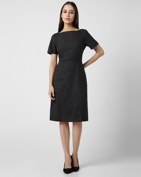 Van Heusen Women Boat-Neck Shift Dress