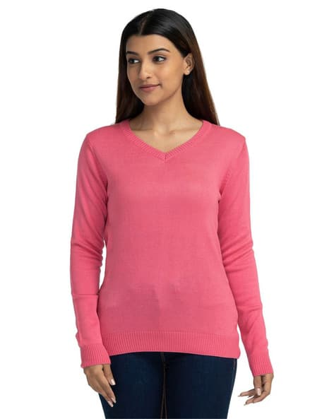 V Neck Ladies Sweater Myntra V Neck Ladies Sweater On Myntra Buy