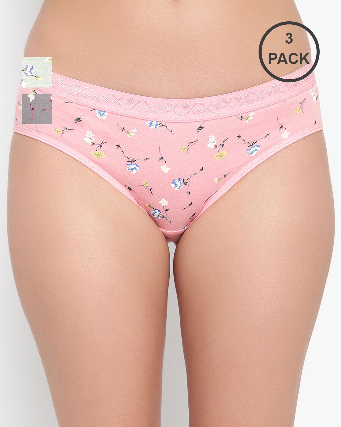 Buy Vihira Women's 100% Cotton Floral Printed Hipster Brief Panty  Panties  for Girls - Pink [ P1_Floral Panty_Pink-XS ] Online at Best Prices in India  - JioMart.