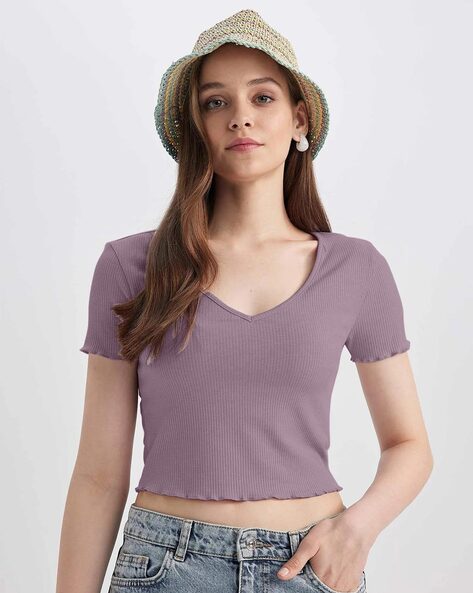 Buy Purple Tops for Women by Fery London Online