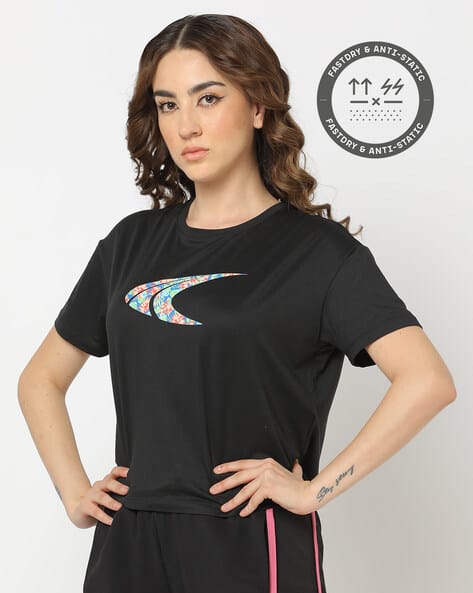 PERFORMAX Logo Print Boxy Fit T-Shirt