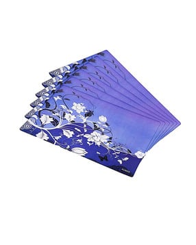 kuber industries Set of 6 Floral Print Fridge Shelf Mats 19" x 13"-picture-43