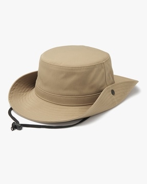 MUJI Moisture Wicking Water Repellent Sealing Taped Safari Hat For Men (Beige, M)