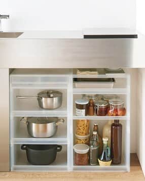 muji Wide Extra Shallow 2 Drawers Polypropylene Storage Case-picture-40